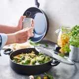 GreenPan Сковорода Торино 28 см 4,3 л для тушения + крышка — фото 2