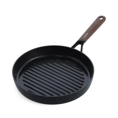 GreenPan Сковорода Eco Smartshape 28 см гриль Dark Wood