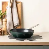 GreenPan Сковорода Вок: Wok Evolution 28 см сосново-зеленая + вставка 40 см серая — фото 4