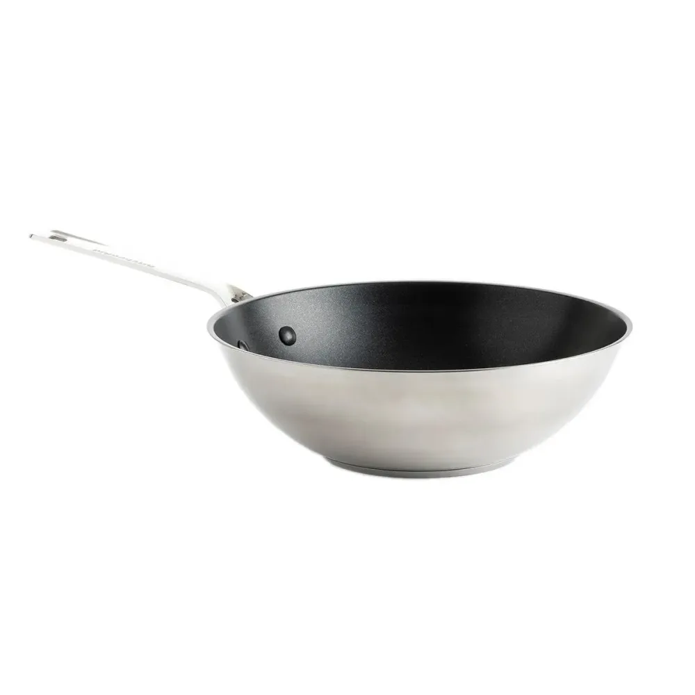 KitchenAid Сковорода Вок из нержавеющей стали 28 см