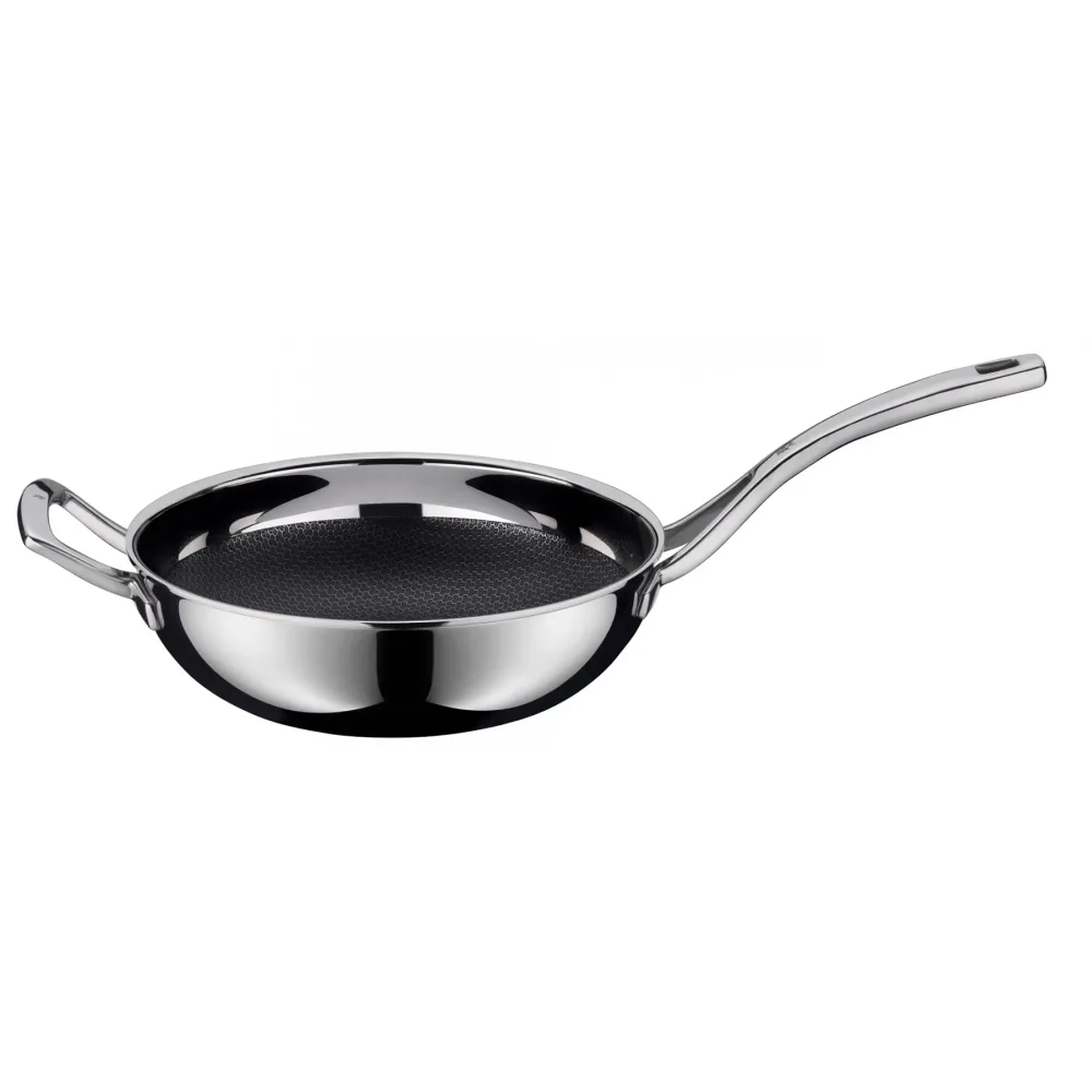 WMF Сковорода Вок: Wok Profi Resist кантонская 28 см + крышка