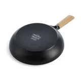 GreenPan Сковорода Вок: Wok Eco Smartshape 28 см из светлого дерева — фото 2