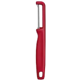 Victorinox Овощечистка вертикальная Lota с двухсторонним зубчатым лезвием, красная — фото 2