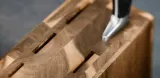 Mensa Home Блок для ножей Boretti 23x9,5x21 см древесина акации — фото 5