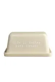 ASA Маслёнка Hey! 16x11x7,5 см бежевая с надписью Life Is Better With Butter — фото 1