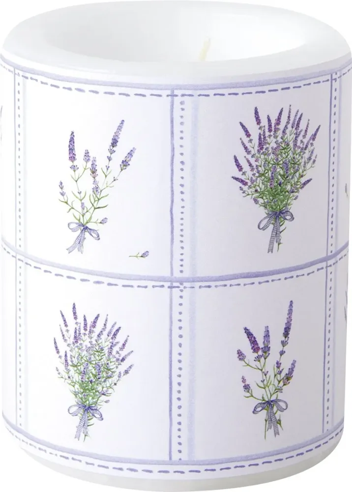 IHR Свеча 9x10 см Lavender Charm Light Lilac