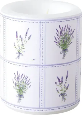 IHR Свеча 9x10 см Lavender Charm Light Lilac