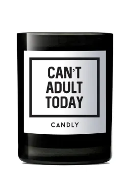 Ароматическая свеча Candly Can't adult today, соевый воск, белый
