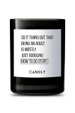 Ароматическая свеча Candly, соевый воск, бежевый — фото 1
