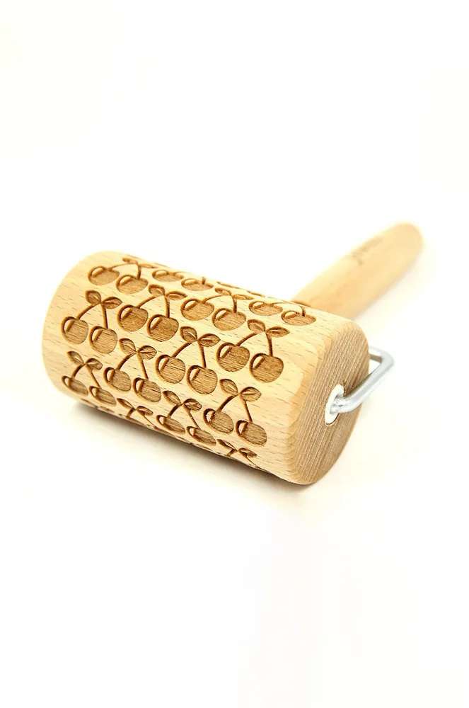Скалка Folkroll, дерево, 16,5 5,5 см