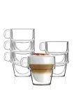 Набор стаканов Vialli Design, (), 6 шт, 280 мл, боросиликатное стекло — фото 1