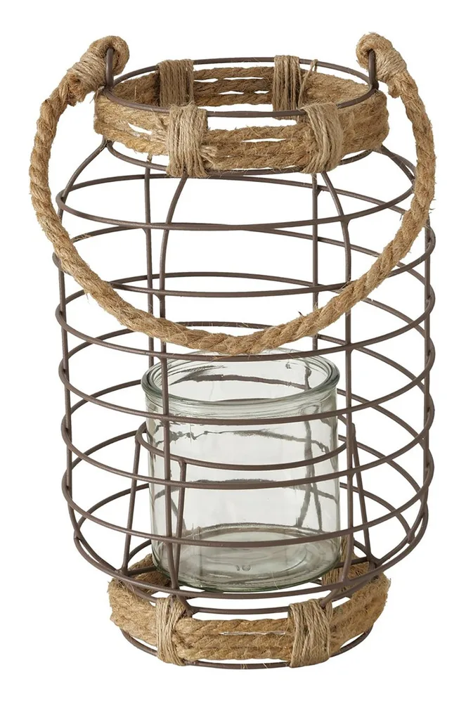 Фонарь для свечи Boltze Windlight Zaneta, металл, 30 см, разноцветный