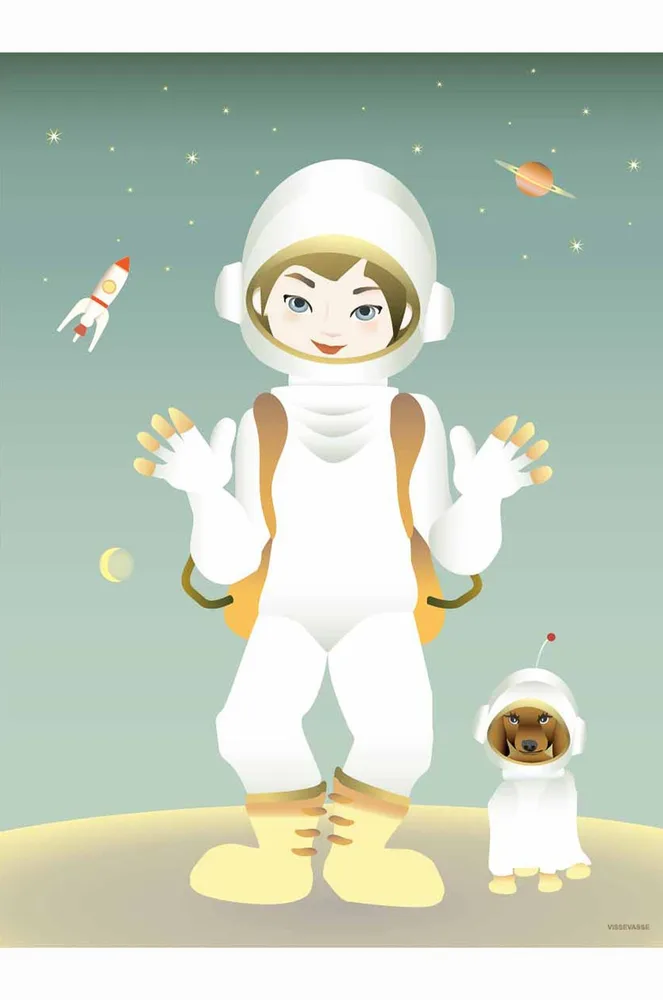 Постер Vissevasse The Astronaut 50 70 см