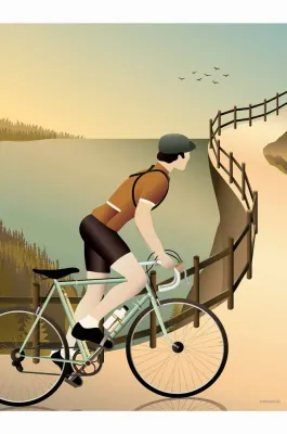 Постер Vissevasse Cycling The Hulls 50 70 см