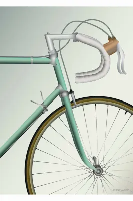 Постер Vissevasse Racing Bicycle 30 40 см