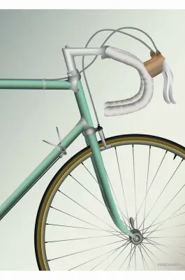Постер Vissevasse Racing Bicycle 50 70 см
