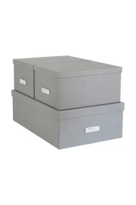 Набор коробок для хранения Bigso Box of Sweden Inge (3-pack), ДВП