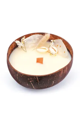 Ароматическая свеча Graine Creative zestaw DIY Coconut Candle, соевый воск, красный