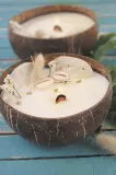 Ароматическая свеча Graine Creative zestaw DIY Coconut Candle, соевый воск, красный — фото 3