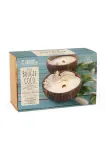 Ароматическая свеча Graine Creative zestaw DIY Coconut Candle, соевый воск, красный — фото 4