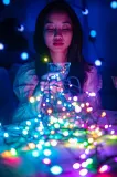 Новогоднее украшение Twinkly inteligentne lampki Strings 250 LED RGB + W 20mb, бумага — фото 6