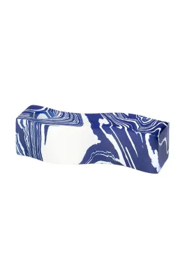 Подсвечник Broste Copenhagen Swelly, камень, 12 см, синий