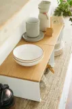 Кухонный держатель Yamazaki polka Tosca, нержавеющая сталь, 30,5 22 см — фото 4