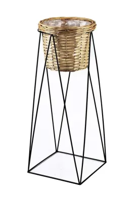 Кашпо Affek Design ze stelazem Swen, металл, 70 30 см