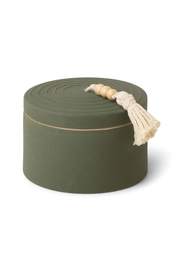 Ароматическая свеча Paddywax Cypress & Fir, соевый воск, зелёный
