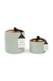 Ароматическая свеча Paddywax Wild Fig and Cedar, соевый воск, зелёный — фото 2