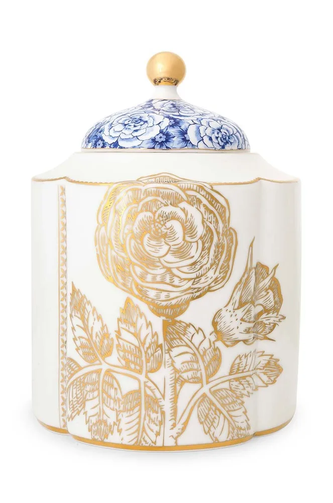 Контейнер для хранения продуктов Pip Studio Royal White, керамика, 1,9 л, белый