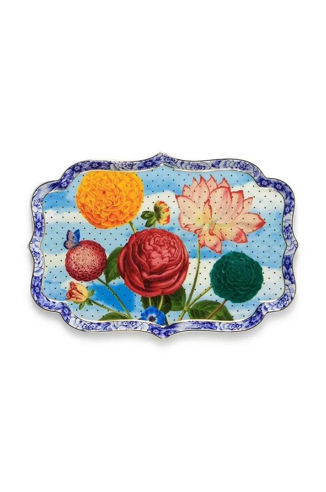 Поднос Pip Studio Royal Flowers, фарфор, 18 26 см
