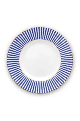 Тарелка десертная Pip Studio Royal Stripes, фарфор, 17 см, разноцветная