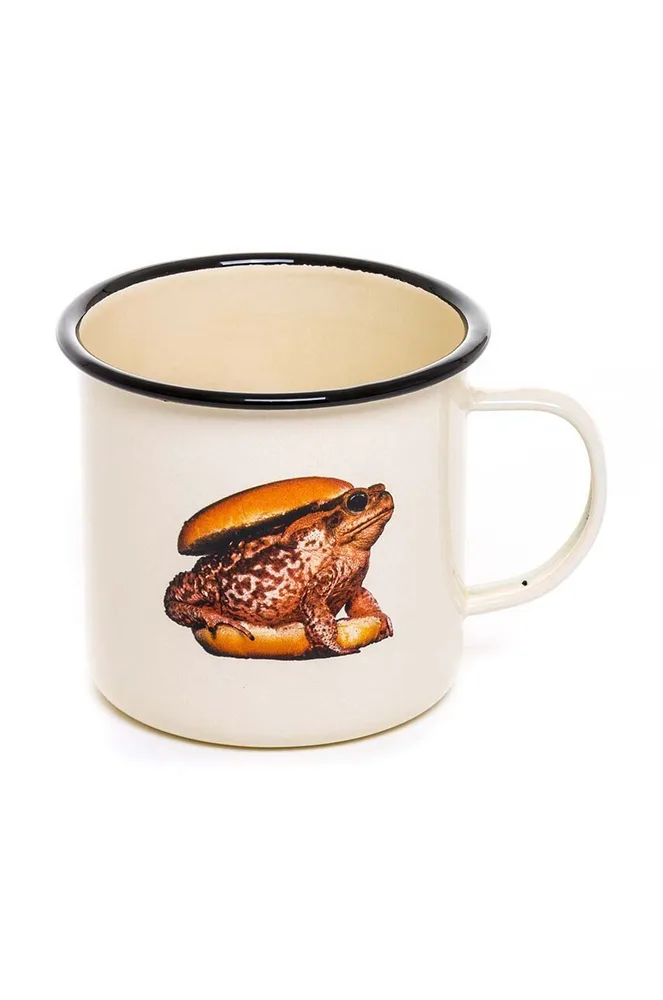 Кружка Seletti Toad, нержавеющая сталь, 525 мл, разноцветный