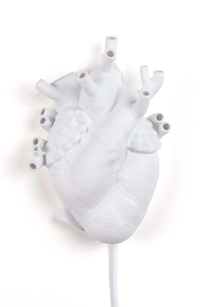 Настольная лампа Seletti Heart, керамика, LED, выс. 32 см