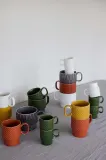 Набор чашек Sagaform Coffee & More, каменная керамика, 100 мл, зелёный — фото 3