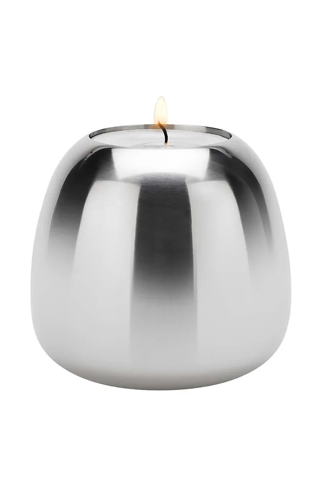 Подсвечник Stelton Ora, дерево, 7,5 см, серый