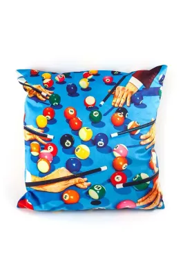 Декоративная подушка Seletti Snooker x Toiletpaper, 50 50 см