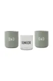 Набор кружек Design Letters Family Gift Box, 3 шт, фарфор, по 175 мл, разноцветный — фото 1