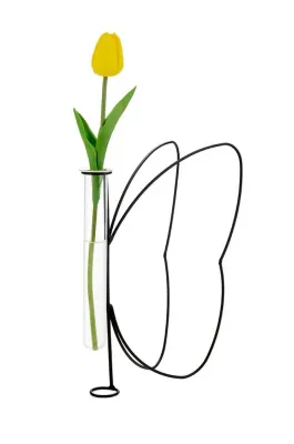 Ваза Balvi Butterfly Silhouette, металл, 27 см, разноцветный