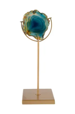 Подсвечник Dutchbone Gem, металл, 30 см, разноцветный