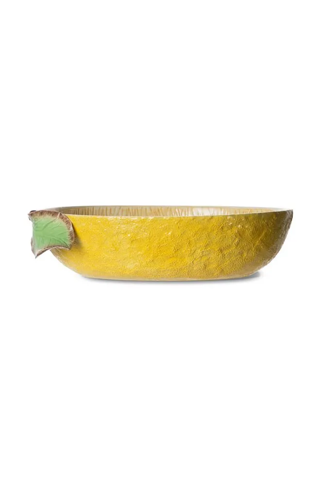 Салатник Byon Lemon, каменная керамика, жёлтый