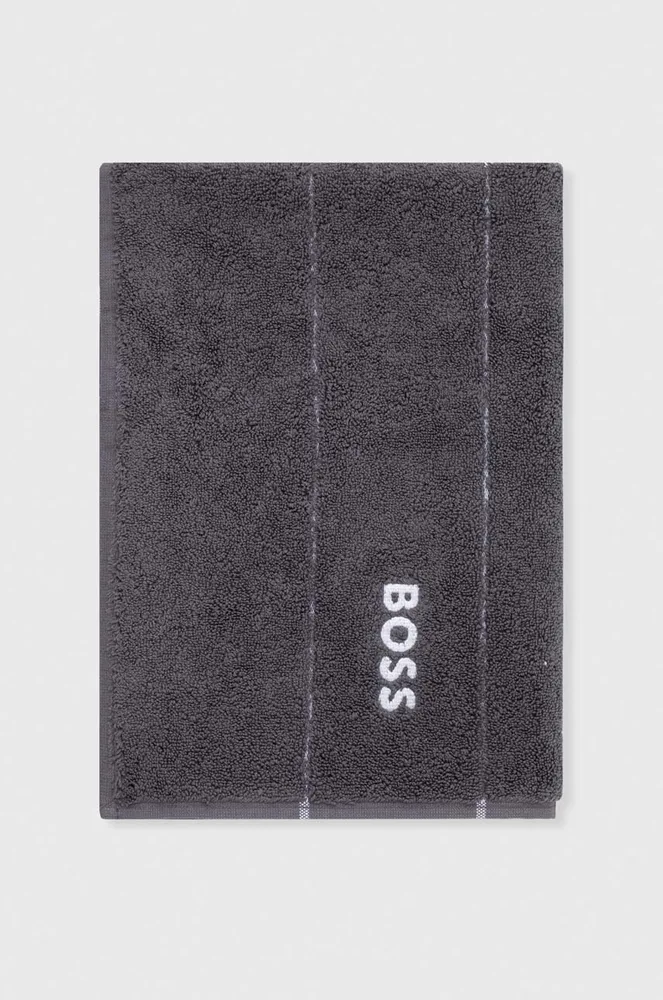 Полотенце банное Boss PLAIN, хлопок, 50 70 см, серый