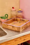 Поднос Rice, дерево, 34 30 6 см — фото 2