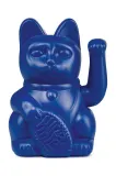 Фигурка декоративная Donkey Lucky Cat - Dark Blue, полирезин, 15 см — фото 1