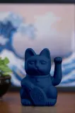 Фигурка декоративная Donkey Lucky Cat - Dark Blue, полирезин, 15 см — фото 2