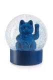 Фигурка декоративная Donkey Maneki Neko Lucky Globe Blue, стекло, 11,3 см — фото 1