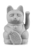 Фигурка декоративная Donkey Lucky Cat Mini - Grey, полирезин, 9,8 см — фото 1