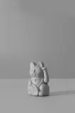 Фигурка декоративная Donkey Lucky Cat Mini - Grey, полирезин, 9,8 см — фото 2
