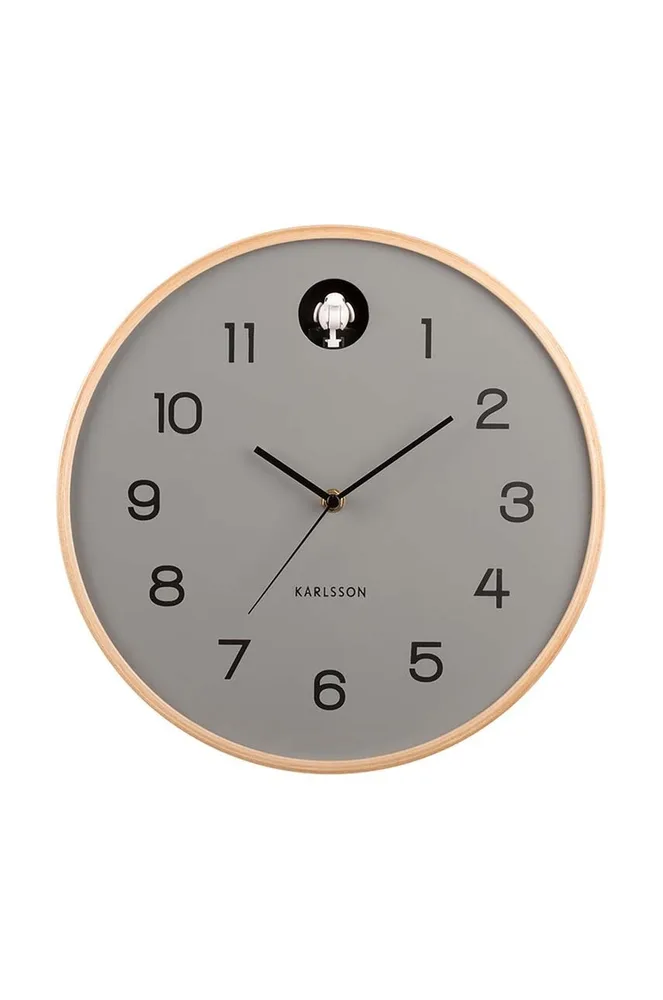 Настенные часы Karlsson Natural Cuckoo, дерево, 31,5 см